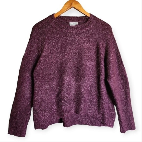 ASOS Sweaters - Asos Purple Berry Wool Blend Soft Knit Crew Neck Sweater Size 6